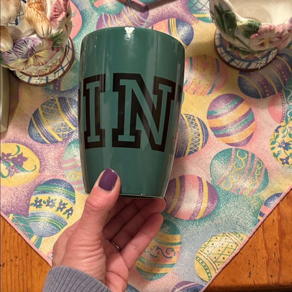 PINK Victoria's Secret Green Mug with Black Logo - Picture 5 of 6